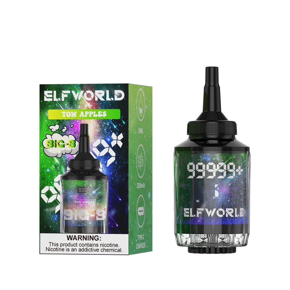 白底图_0007_10口味带小包装_0007_图层-1 Elfworld Big b 999+ Big Puffs Wholesale Vape - Image 1