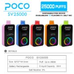 POCO SV25000 Puffs 30ML Hot Sell Vape - Image 5