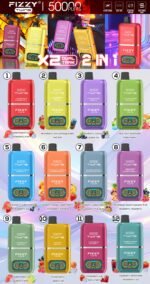 Fizzy  50k  Puffs  2in1 Flavors - Image 5