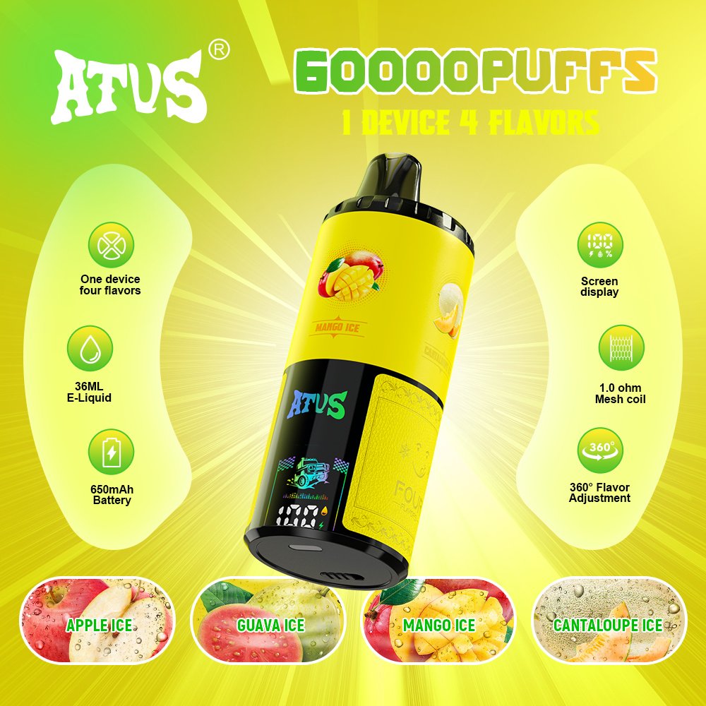 ATVS 60k Puffs Disposable Device ATVS 60k Puffs Disposable Device - Image 1