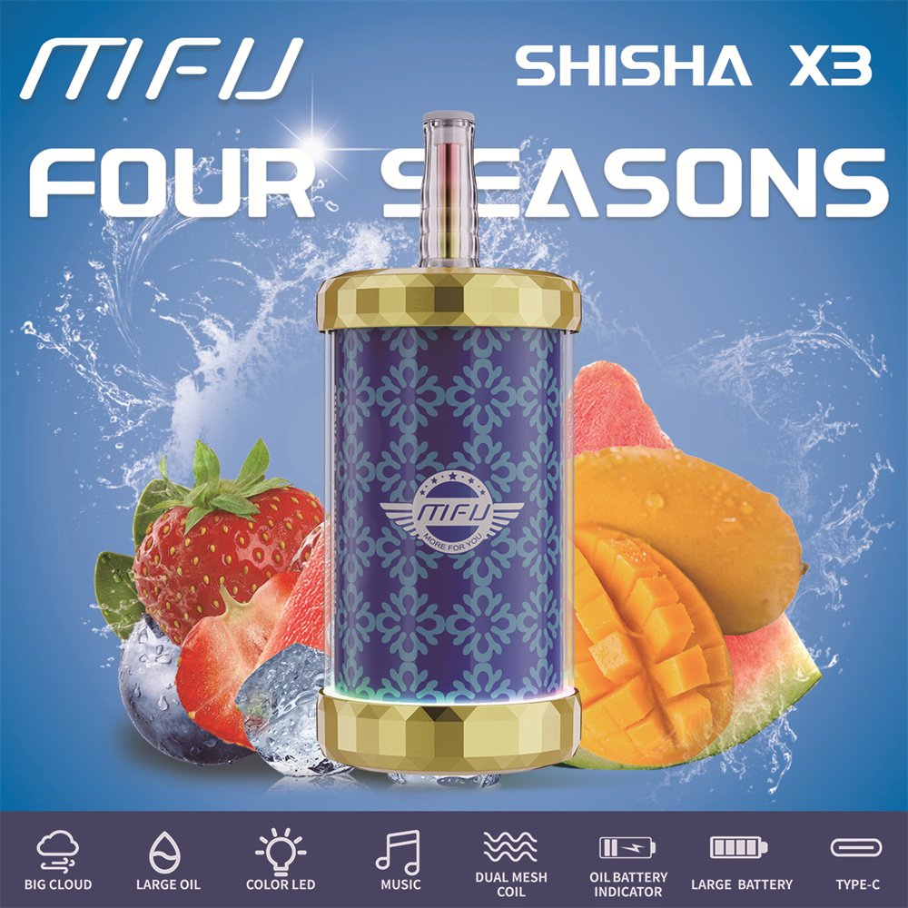MFU SHISHA X3 puffs MFU SHISHA X3 150k Puffs vape - Image 1