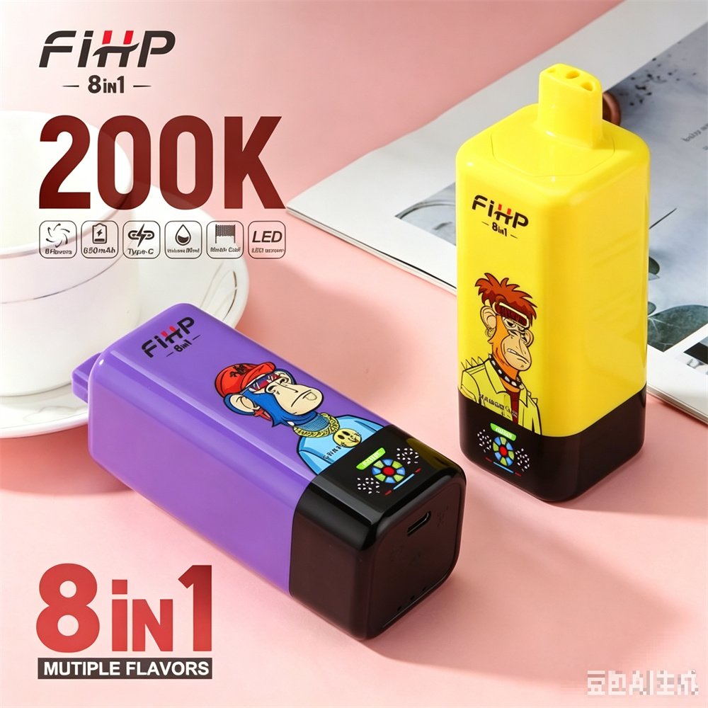 FIHP 8in1 200k Puffs FIHP 8in1 200k Puffs vape wholesale - Image 1
