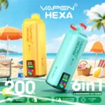 VAPEN HEXA 200K 6IN1 Puffs vape disposable - Image 2